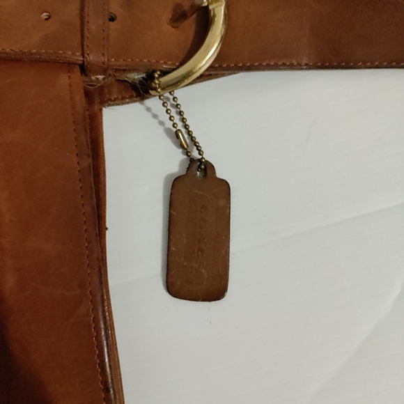 Vintage Coach XL Soho Carryall Weekender Shoulder Tote Bag 4082 British Tan - Picture 9 of 15